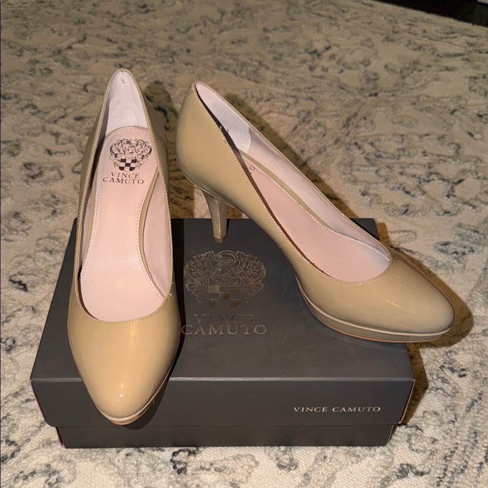 Vince Camuto Beige Heels